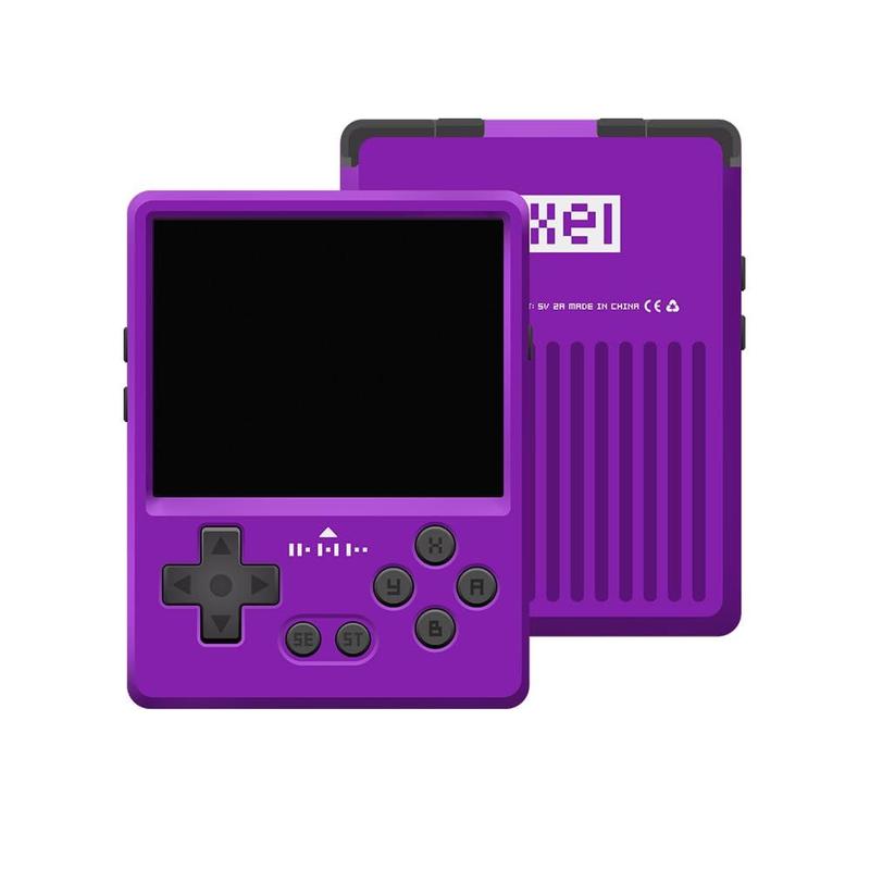 Consola de jogos portátil GKD Pixel 2 Metal Retro 64GB Purple
